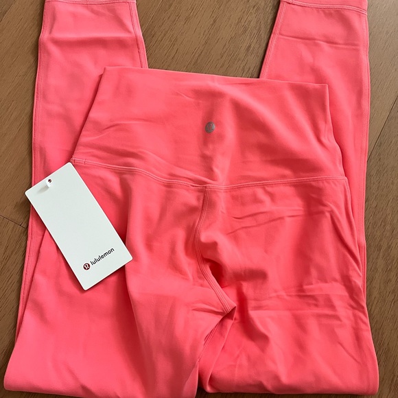 Lululemon align pant 25” Raspberry Cream RPCR 6 - Picture 4 of 5